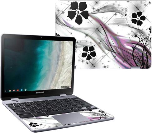غلاف MightySkins متوافق مع Samsung Chromebook Plus LTE (2018) - الخشخاش الأصفر | غطاء ملتف واقٍ ومتين وفريد ​​من نوعه من الفينيل | سهل التطبيق والإزالة وتغيير الأنماط | صنع في الولايات المتحدة الأمريكية in Saudi Arabia