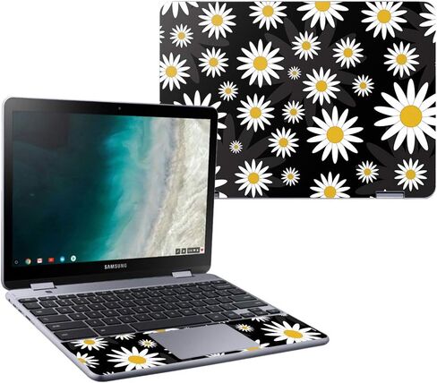 غلاف MightySkins متوافق مع Samsung Chromebook Plus LTE (2018) - الخشخاش الأصفر | غطاء ملتف واقٍ ومتين وفريد ​​من نوعه من الفينيل | سهل التطبيق والإزالة وتغيير الأنماط | صنع في الولايات المتحدة الأمريكية in Saudi Arabia