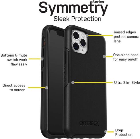 حافظة OtterBox SYMMETRY SERIES لهاتف iPhone 11 Pro Max - بولي كربونات، وردة بيجويلد (زهرة هيذر/رودودندرون) in Saudi Arabia