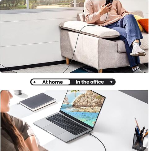 كابل YOTETION طويل USB2.0 A إلى C بطول 50 قدم، كابل USB2.0 A إلى USB C 2.0 كابل نقل البيانات من النوع C لأجهزة Android Auto/iPhone 15/Galaxy S21 S20 A53 A71/iPad Mini 6/Switch/PS5 in Kuwait