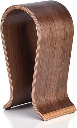 U Shape Headset Stand, Wooden Headphones Headset Holder Hanger Desk Headset Display Shelf Rack, for Almost All On-Ear Headphones in Saudi Arabia