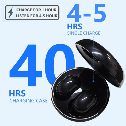 Wireless Earbuds for Kids,Bluetooth Headphones for Small Ears Women Man Adults,25hrs Playtime Built in Mic Earphones Premium Deep Bass in Ear Headset for School Sport Gym (White) in Saudi Arabia