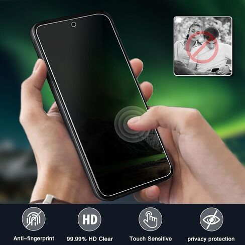 [واقي شاشة للخصوصية مكون من 3 قطع لهاتف Samsung Galaxy S20 FE 5G من الزجاج المقسى [لا يدعم قارئ بصمات الأصابع]، صلابة 9H، خالي من الفقاعات in Kuwait