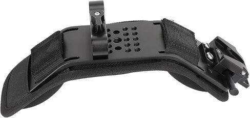 CAMVATE Shoulder Pad with V-Mount Adapter & 15mm LWS Rod Clamp - 3328 in Saudi Arabia