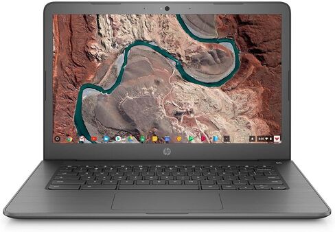 HP Chromebook - 14-ca003cl 14 بوصة Intel Celeron N3350 1.1 جيجا هرتز Intel HD Graphics 500 4 جيجا بايت رام 64 جيجا بايت eMMC Chrome OS™ BT Webcam Chalkboard رمادي (متجدد) in Saudi Arabia