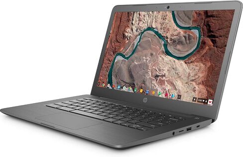HP Chromebook - 14-ca003cl 14 بوصة Intel Celeron N3350 1.1 جيجا هرتز Intel HD Graphics 500 4 جيجا بايت رام 64 جيجا بايت eMMC Chrome OS™ BT Webcam Chalkboard رمادي (متجدد) in Saudi Arabia