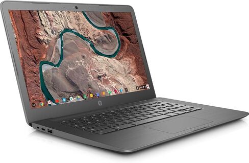 HP Chromebook - 14-ca003cl 14 بوصة Intel Celeron N3350 1.1 جيجا هرتز Intel HD Graphics 500 4 جيجا بايت رام 64 جيجا بايت eMMC Chrome OS™ BT Webcam Chalkboard رمادي (متجدد) in Saudi Arabia