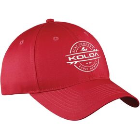 قبعات Joe's USA Koloa Surf Thruster بشعار المدرسة القديمة المنحنية ذات الشكل الصلب من الخلف in Kuwait