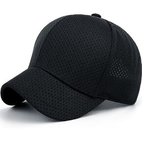 Mens Full Mesh Summer Breathable Running Baseball Hat Quick Dry Womens Moisture Wicking Outdoor Sports Dry Fit Cap