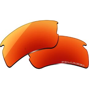 OOWLIT Replacement Lenses Compatible with Oakley Flak 2.0 XL Sunglass Fire Combine8 Polarized
