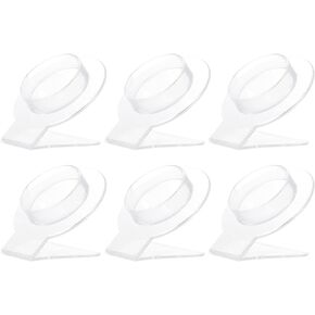 6Pcs Clear Jewelry Bracelet Display Holder Bangle Organizer Rack Acrylic Bracelet Display Collar Stand Holder