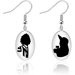Movie Merchandise Gift Lydia Deetz Earrings Broadway Gift Musical Theatre Gift For Horror Film Lovers