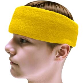 COUVER HB204 Wide, Long & Thick Sports Sweat Headband for Large Head, 1 PC
