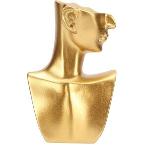 Necklace Jewelry Display Model Bust Stand, Small Resin Necklace Display Necklace Earring Chain Display Rack Show Multipurpose Mannequin Jewelry Display Bust, Jewelry Bust Display