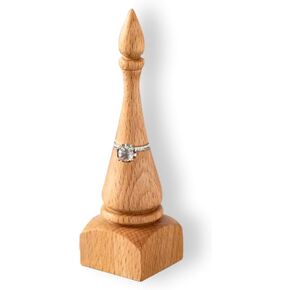 Chess Ring Holder, Ring Stand, Ring Display, Ring Organizer, Wooden Room Decor, Birthday Gift for Women Friends Engagement Bridesmaid Christmas Gifts