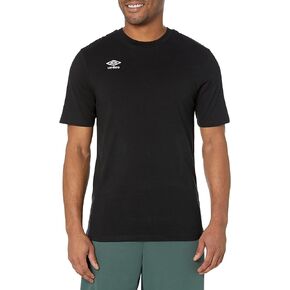 Umbro Mens TIME Warped TEE, Black Beauty/White