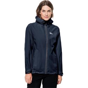 Jack Wolfskin womens Pack & Go Shell W Jacket, Night Blue, Small US