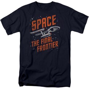 Popfunk Classic Star Trek Space The Final Frontier T Shirt & Stickers