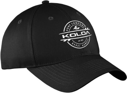 Joe's USA Koloa Surf Thruster Logo Old School Curved Bill Solid Snapback Hats in Saudi Arabia