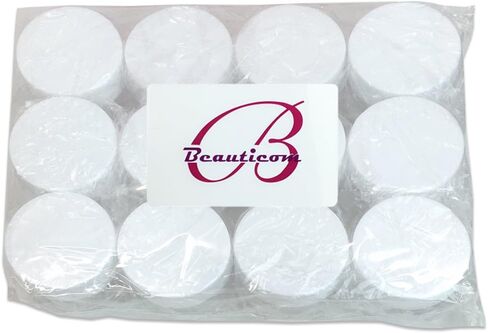 برطمانات شفافة مستديرة 20 جم/20 مل مع أغطية بيضاء للدهان والكريمات ومستحضرات تجانس لون الشفاه وعينات المكياج - خالية من البيسفينول A in Kuwait