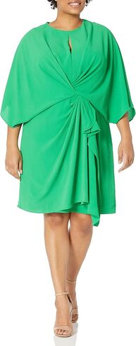 London Times Women's Shawl Draped Dress Twist Detail Guest of Event Wedding Mother of The Bride Special Occasion in Saudi Arabia