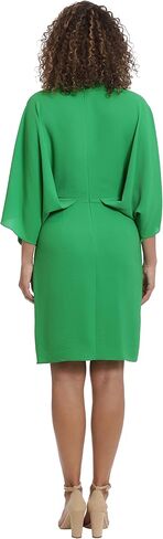 London Times Women's Shawl Draped Dress Twist Detail Guest of Event Wedding Mother of The Bride Special Occasion in Saudi Arabia