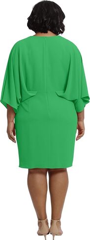London Times Women's Shawl Draped Dress Twist Detail Guest of Event Wedding Mother of The Bride Special Occasion in Saudi Arabia
