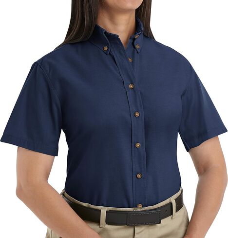 Red Kap Women's Short Sleeve Poplin Dress Shirt in Saudi Arabia