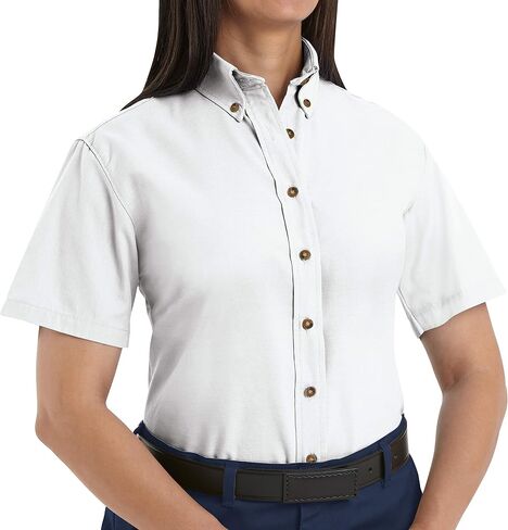 Red Kap Women's Short Sleeve Poplin Dress Shirt in Saudi Arabia