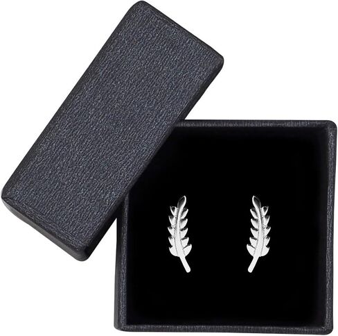 SOFIA MILANI - Women's Earrings 925 Silver - Leaf Twig Stud Earrings - 20679 in Kuwait