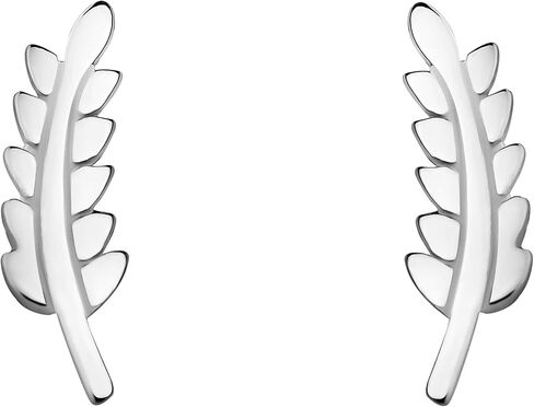 SOFIA MILANI - Women's Earrings 925 Silver - Leaf Twig Stud Earrings - 20679 in Kuwait