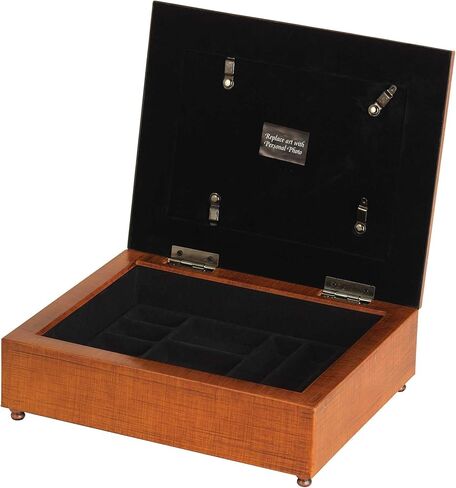 Dicksons Blessed Is Man Trusts Lord Walnut Finish Polymer Jewelry Box in Saudi Arabia