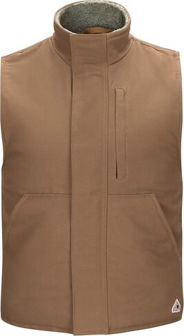 سترة Bulwark FR للرجال مبطنة بصوف الشيربا باللون البني in Kuwait