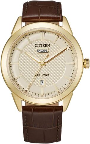Citizen Men's Eco-Drive Corso Leather Strap Watch | 40mm | AW0092-07Q in Saudi Arabia