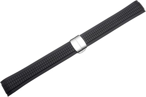 Watch Band Compatible with Patek Philippe Aquanaut PP 5164 5165 5167R 5168 5968 5267, Soft Silicone Rubber Replacement Wrist Strap for Patek Philippe Aquanaut Watch Straps in Saudi Arabia