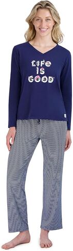 Life is Good Ladies 3 Piece PJ Set in Saudi Arabia
