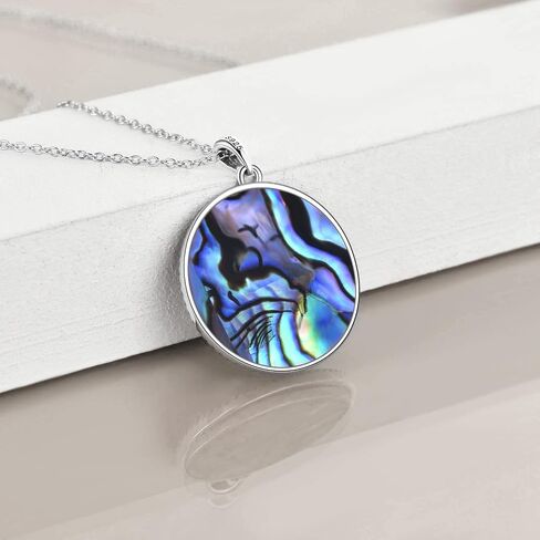 AOBOCO Father Daughter Necklace Sterling Silver Jewelry Gift for Daughters Granddaughter in Saudi Arabia