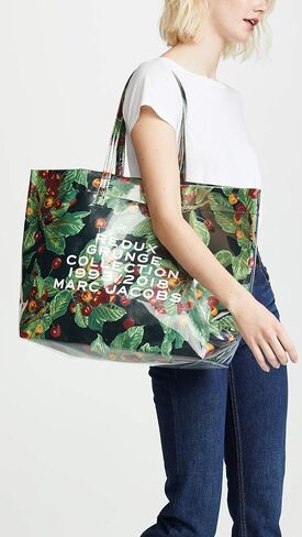 Marc Jacobs Women's Grunge EW Tote, Red Multi, One Size in Saudi Arabia