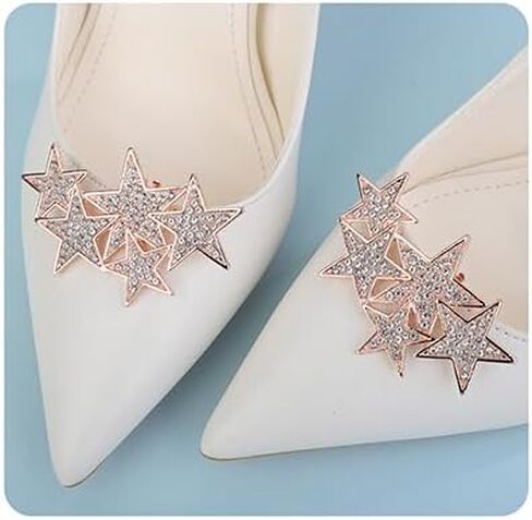 Xerling 1 Pair Black Bow Shoe Clips Detachable Bow Tie Bowknot Shoe Buckle Clips Wedding Shoe Crystal Decoration Charms Women Rhinestone Shoe Accessories in Saudi Arabia