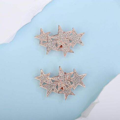 Xerling 1 Pair Black Bow Shoe Clips Detachable Bow Tie Bowknot Shoe Buckle Clips Wedding Shoe Crystal Decoration Charms Women Rhinestone Shoe Accessories in Saudi Arabia