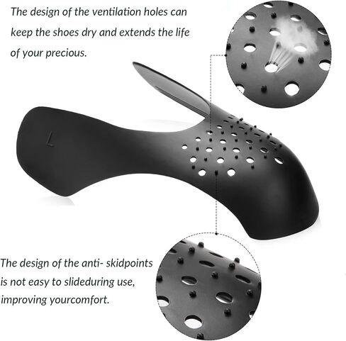 4 Pairs Shoe Crease Protectors,Anti-Wrinkle Shoe Crease Guard for Sneaker, Anti Crease Shoe Shields in Saudi Arabia