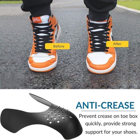 4 Pairs Shoe Crease Protectors,Anti-Wrinkle Shoe Crease Guard for Sneaker, Anti Crease Shoe Shields in Saudi Arabia
