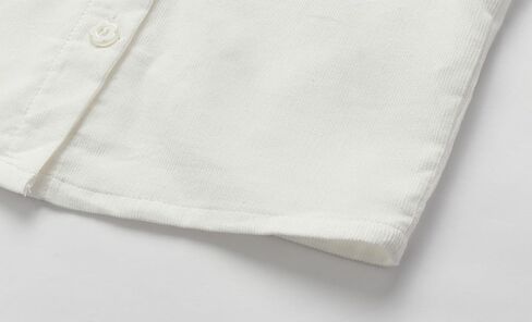 Mud Kingdom Little Girls Corduroy Shirt Button Down Long Sleeve Lace Collar in Kuwait