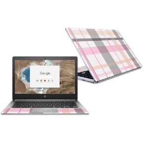 MightySkins Skin Compatible with HP Chromebook 13 G1 13.3" (2018) - Plaid | Protective, Durable, and Unique Vinyl Decal wrap Cover | Easy to Apply, Remove, and Change Styles | Made in The USA