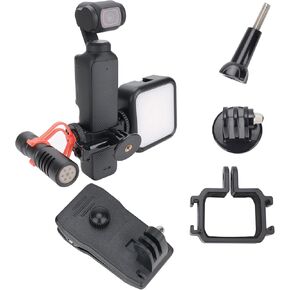 Metal Expansion Adapter for DJI OSMO Pocket 3 Backpack Strap Mount Quick Clip Mount Gimbal Camera Fixed Frame Bezel Bracket Holder Accessories