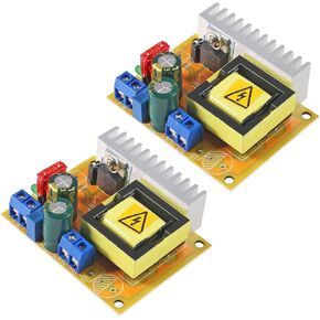 2pcs High Voltage DC-DC Boost Converter 8V-32V to 45V-390V ZVS Step-up Booster Module Capacitor Charging Power Supply Module Adjustable Voltage Output