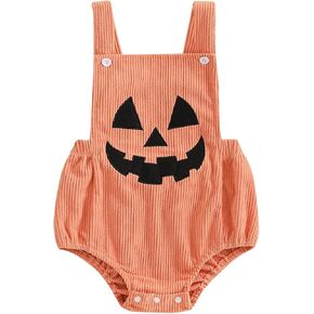 YINGISFITM My First Halloween Baby Girl Boy Outfit Newborn Pumpkin Bubble Romper Infant Jumpsuit Cute Girls Pumpkin Clothes