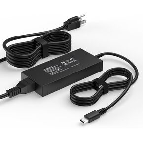 VHBW 240W USB Tip Charger for MSI GP77 GS77 GE76 GE66 GP76 GP66 MS-17K3 A20-240P2A A240A007P S93-0409410-C54 Stealth 17 14 Studio Creator Z16 HX CreatorPro Z16P Z17 RTX 4090 4080 4070 Power Supply