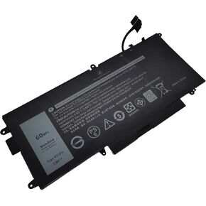 Fully. K5XWW Replacement Battery Compatible with Dell Latitude 7389 P29S001 Latitude 7390 P29S002 Latitude 12 5000 5289 P29S001 2-in-1 L3180 E5289 Series 6CYH6 71TG4 725KY N18GG CFX97-7.6V 60Wh