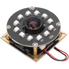 1MP USB HD Camera Module, OV9281 Camera with 100° Wide Angle, Black and White Global Exposure, Face Recognition, QR Scanning for WinXP/Win7/Win8/Win10/OS X, for Android
